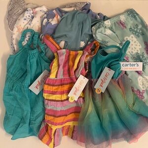 LOT! NWT! Girls 18 Month Summer and Pajama Clothing Lot!